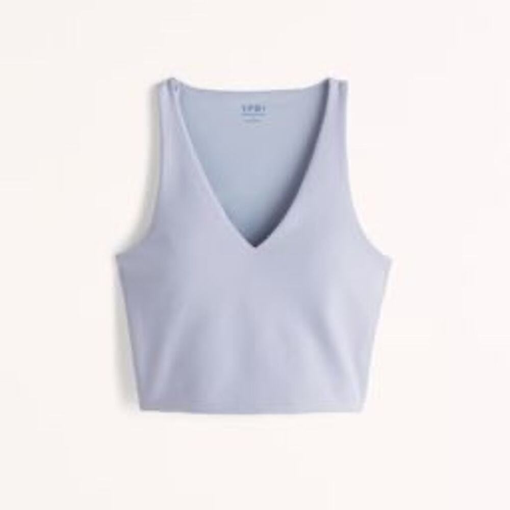 YPB by Abercrombie | Sculpt Lux V-Neck Activewear Workout Tank Top Sz Small